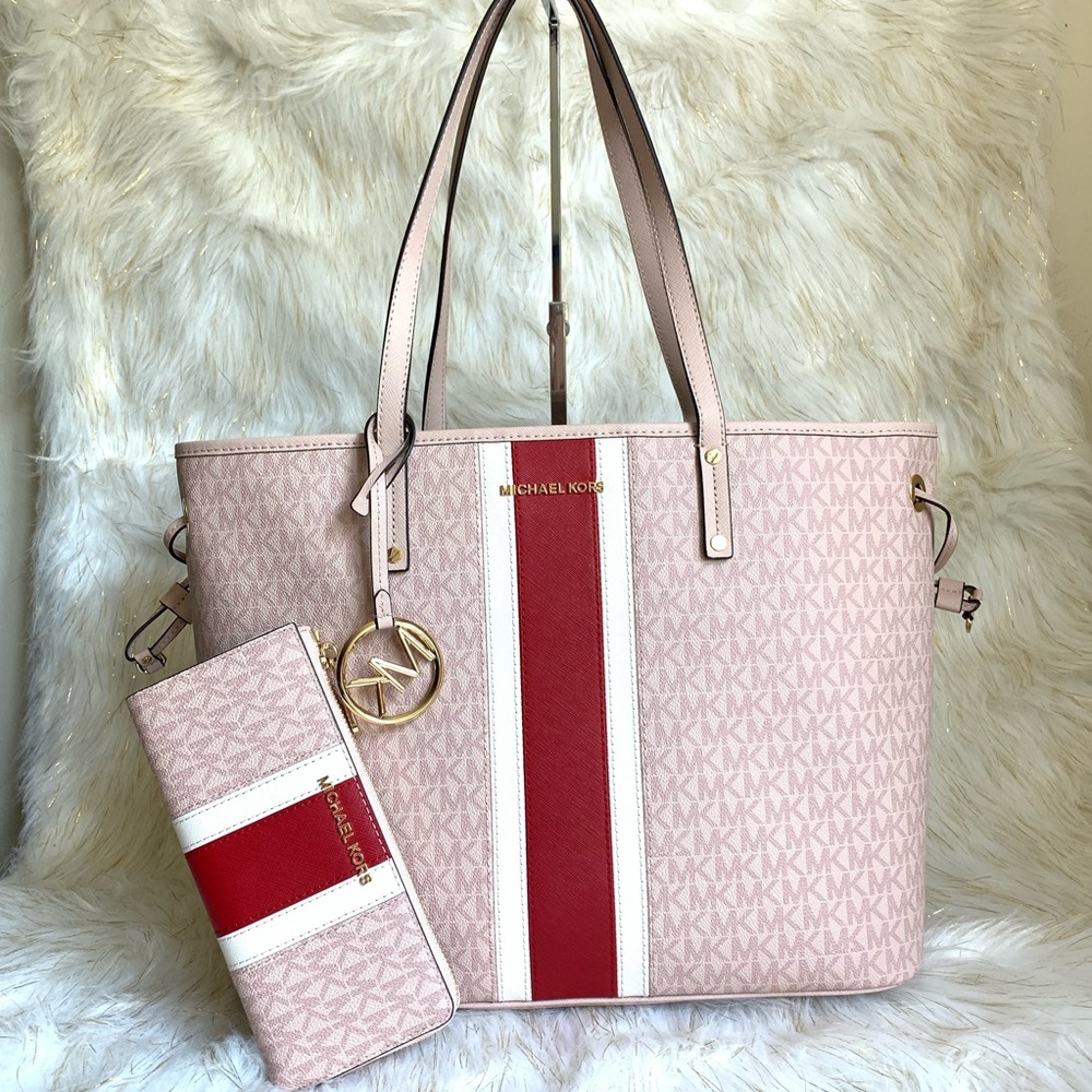 Michael Kors JETSETTRAVEL TOTE W/ MATCHING WALLET